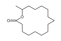 16-methyl-oxacyclohexadecan-2-one结构式