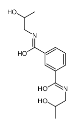 1-N,3-N-bis(2-hydroxypropyl)benzene-1,3-dicarboxamide Structure
