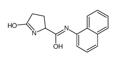 N-1-Naphthyl-5-oxoprolinamide结构式