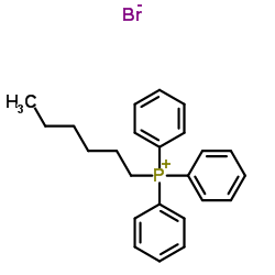 Hexyl(triphenyl)phosphonium bromide Structure