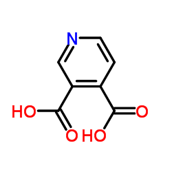 吡啶-3,4-二羧酸结构式