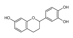 4-(7-hydroxy-3,4-dihydro-2H-chromen-2-yl)benzene-1,2-diol Structure
