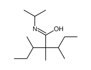 N-isopropyl-2,3-dimethyl-2-(1-methylpropyl)valeramide结构式