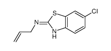 2-Benzothiazolamine,6-chloro-N-2-propenyl-(9CI)结构式