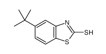 5-叔丁基苯并[d]噻唑-2(3H)-硫酮结构式