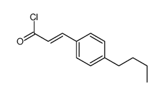 3-(4-butylphenyl)prop-2-enoyl chloride结构式