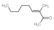 (E)-3-methylnon-3-en-2-one结构式
