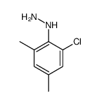 (2-Chloro-4,6-dimethylphenyl)hydrazine Structure