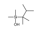 2,3-dimethylbutan-2-yl-hydroxy-dimethylsilane结构式