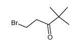 1-bromo-4,4-dimethyl-pentan-3-one Structure