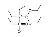 [diethoxyphosphanyl(diethyl)azaniumyl]-methoxyphosphinate Structure