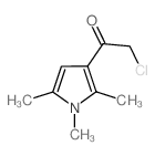 2-氯-1-(1,2,5-三甲基-1H-吡咯-3-基)-乙酮结构式