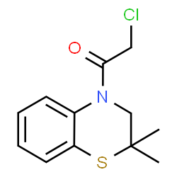4-(2-Chloroacetyl)-2,2-dimethyl-2H-1,4-benzothiazine Structure
