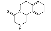 4H-Pyrazino[2,1-a]isoquinoline-4-thione,1,2,3,6,7,11b-hexahydro- Structure