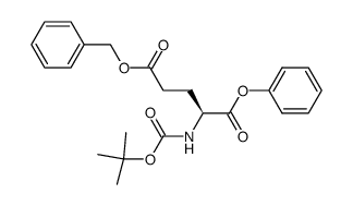 BOC-Glu(OBn)-OPh Structure