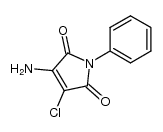 2-amino-3-chloro-N-phenylmaleimide Structure