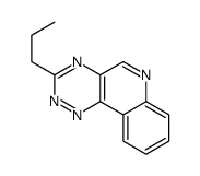 3-propyl-[1,2,4]triazino[5,6-c]quinoline结构式