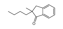 2-butyl-2-methyl-3H-inden-1-one结构式