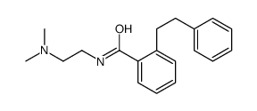 N-[2-(dimethylamino)ethyl]-2-(2-phenylethyl)benzamide结构式