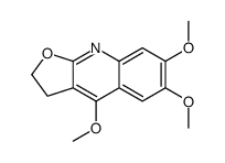 4,6,7-trimethoxy-2,3-dihydrofuro[2,3-b]quinoline Structure