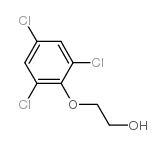 2-(2,4,6-三氯苯氧基)乙醇结构式
