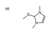 1,3-dimethyl-2-methylsulfanyl-1,2-dihydroimidazol-1-ium,iodide结构式