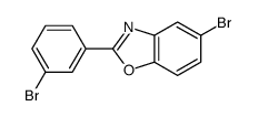 5-bromo-2-(3-bromophenyl)-1,3-benzoxazole Structure