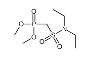 1-dimethoxyphosphoryl-N,N-diethylmethanesulfonamide结构式