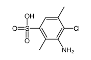 3-amino-4-chloro-2,5-dimethylbenzenesulfonic acid Structure