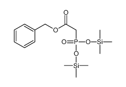 benzyl 2-bis(trimethylsilyloxy)phosphorylacetate Structure