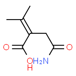 2-Butenoic acid,2-(2-amino-2-oxoethyl)-3-methyl- Structure