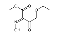 ethyl 4-ethoxy-2-hydroxyimino-3-oxobutanoate Structure