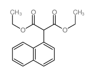 diethyl 2-naphthalen-1-ylpropanedioate结构式