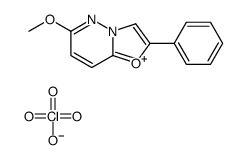 6-methoxy-2-phenyl-[1,3]oxazolo[3,2-b]pyridazin-4-ium,perchlorate Structure