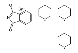 2-tricyclohexylstannylisoindole-1,3-dione Structure