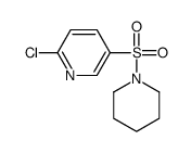 2-氯-5-(哌啶-1-磺酰基)-吡啶结构式