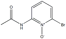2-acetamido-6-bromopyridine- 1-oxide Structure