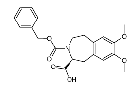 (-)-(S)-N-Cbz-3-benzazepine-2-carboxylic acid结构式
