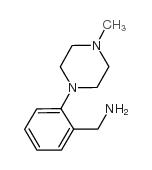 1-[2-(4-甲基-1-哌嗪)苯基]甲胺结构式