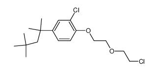 1-(2-chloro-ethoxy)-2-[2-chloro-4-(1,1,3,3-tetramethyl-butyl)-phenoxy]-ethane结构式