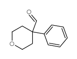 4-苯基四氢-2H-吡喃-4-草醛结构式
