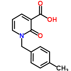 1-(4-Methylbenzyl)-2-oxo-1,2-dihydro-3-pyridinecarboxylic acid Structure