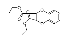 diethyl (2R,3S)-2,3-dihydro-1,4-benzodioxine-2,3-dicarboxylate结构式