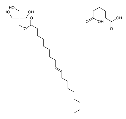 hexanedioic acid,[3-hydroxy-2,2-bis(hydroxymethyl)propyl] (E)-octadec-9-enoate Structure