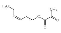 丙酮酸顺-3-己烯-1-基酯结构式