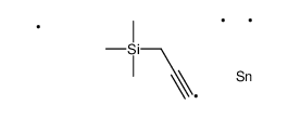 trimethyl(3-trimethylstannylprop-2-ynyl)silane结构式