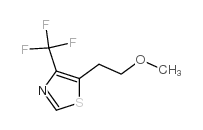 5-(2-甲氧基乙基)-4-(三氟甲基)噻唑结构式