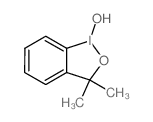 1,2-Benziodoxole,1,3-dihydro-1-hydroxy-3,3-dimethyl- Structure