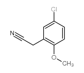 5-氯-2-甲氧基苯乙腈结构式