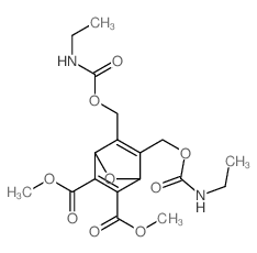 7-Oxabicyclo[2.2.1]hepta-2,5-diene-2,3-dicarboxylicacid, 5,6-bis[[[(ethylamino)carbonyl]oxy]methyl]-, 2,3-dimethyl ester picture